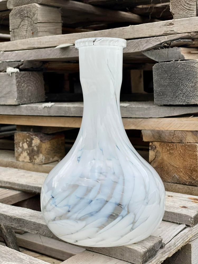 Vase Glob Rus White