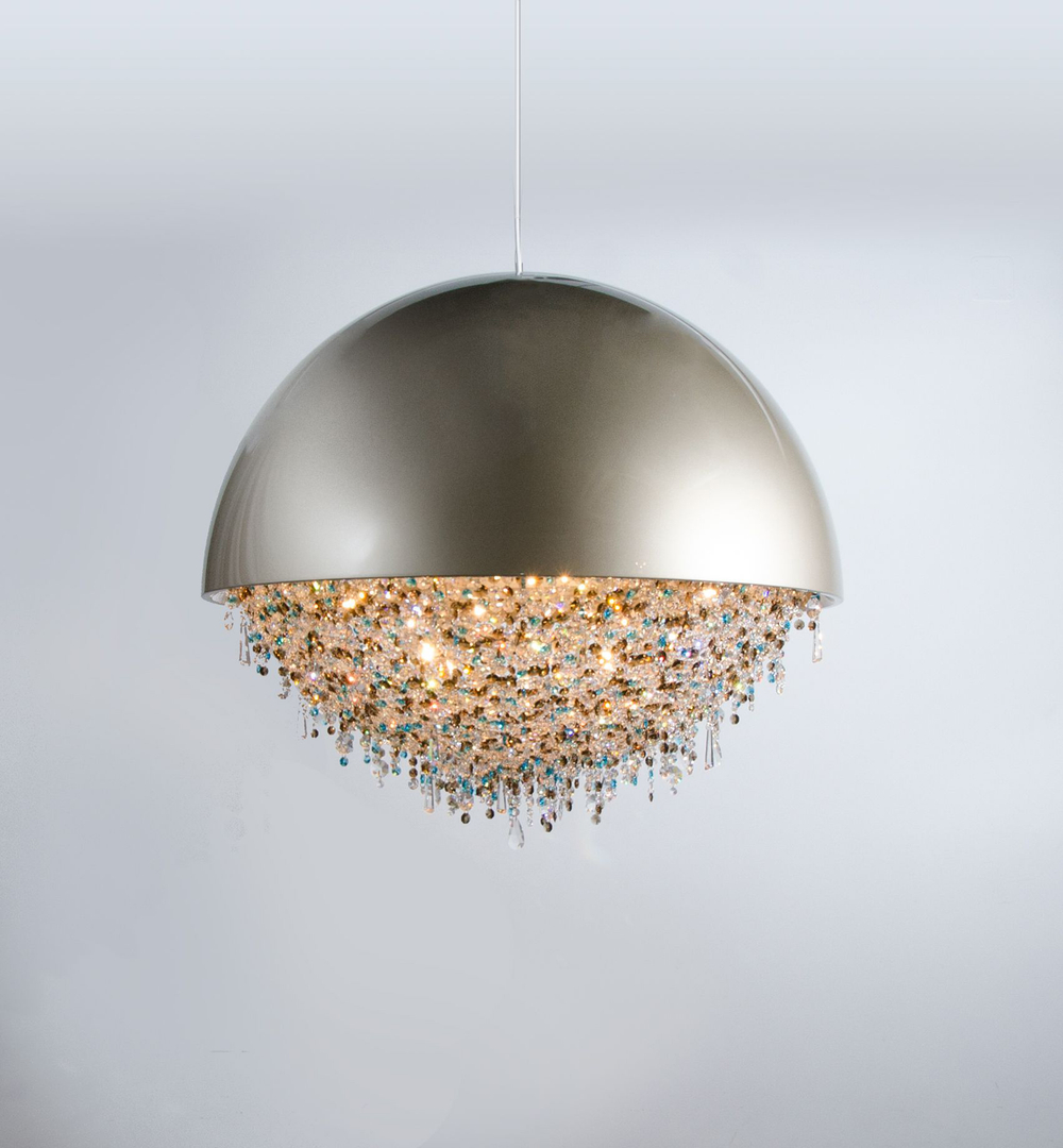 Pendant design lamp Ozero by Manooi D60 (Chrome)