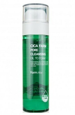 Гидрофильное масло-пенка для лица с центеллой азиатской FarmStay Cica Farm Pore Cleansing Oil To Foam /115 мл/гр.