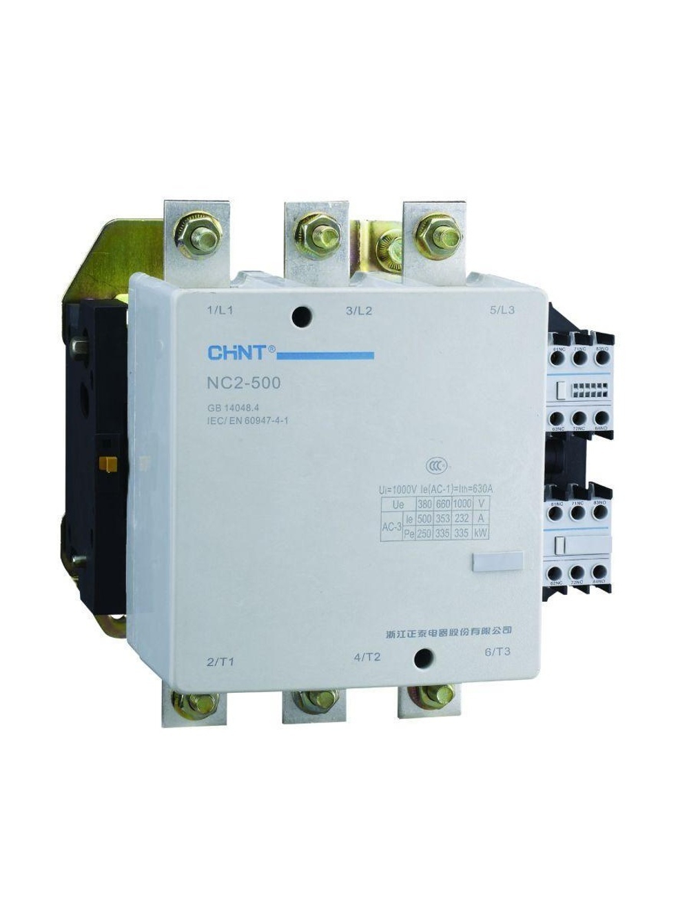 Контактор NC2-500 500А кат. 230В AC AC-3 (R) CHINT 236583