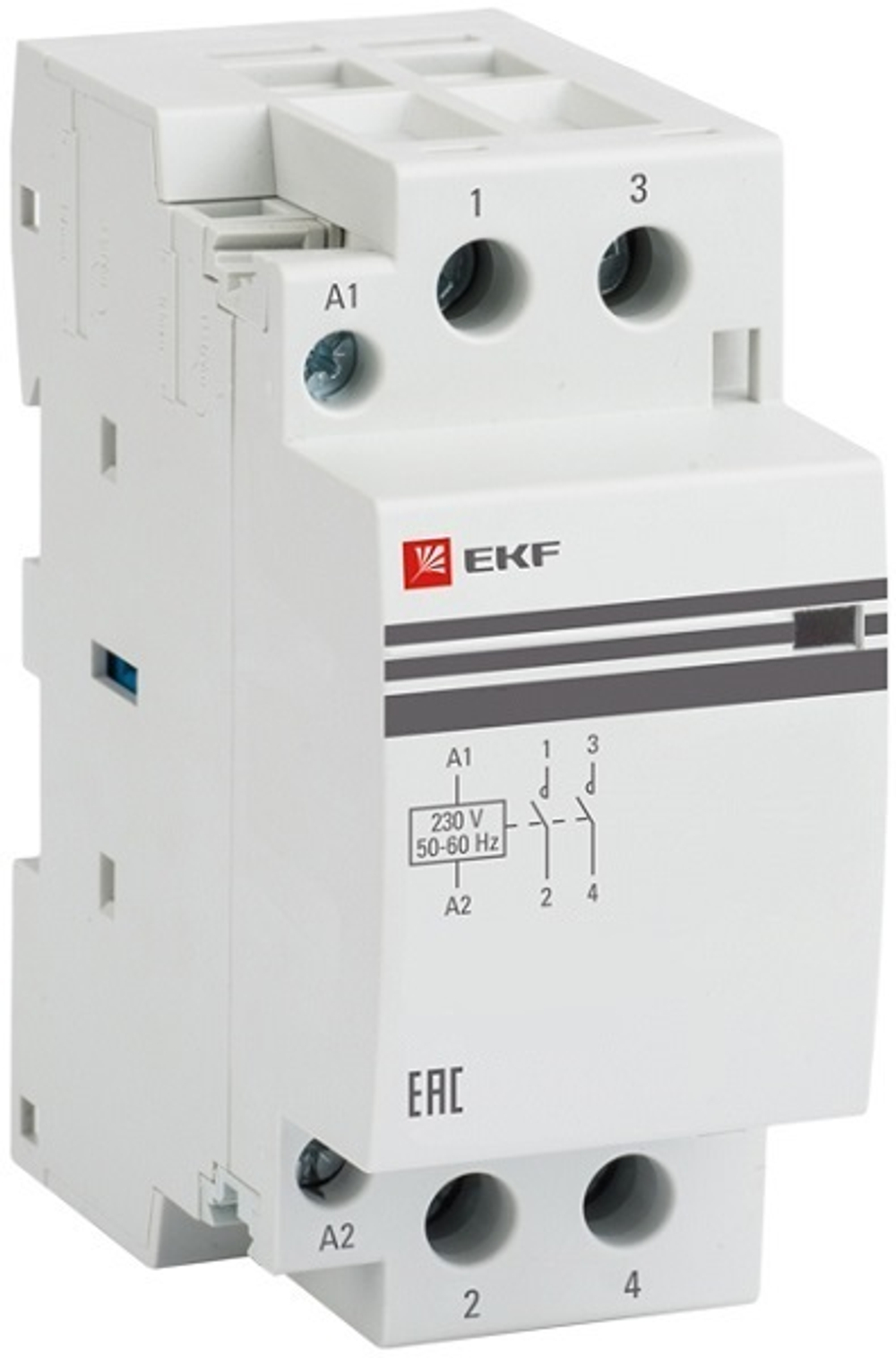 Контактор модульный EKF km-2-50-20