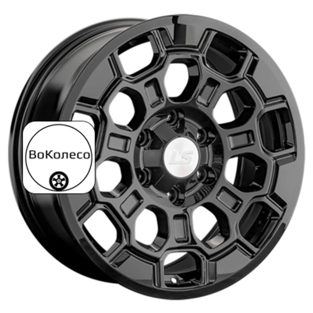 8x18/6x139,7 ET36 D100,1 1364 BK (конус, Колпак+лого) LS