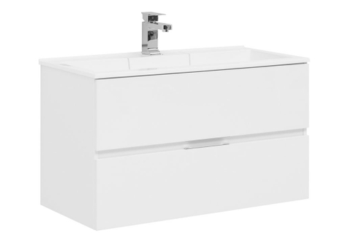 Тумба с раковиной Aquanet Алвита 90 белый