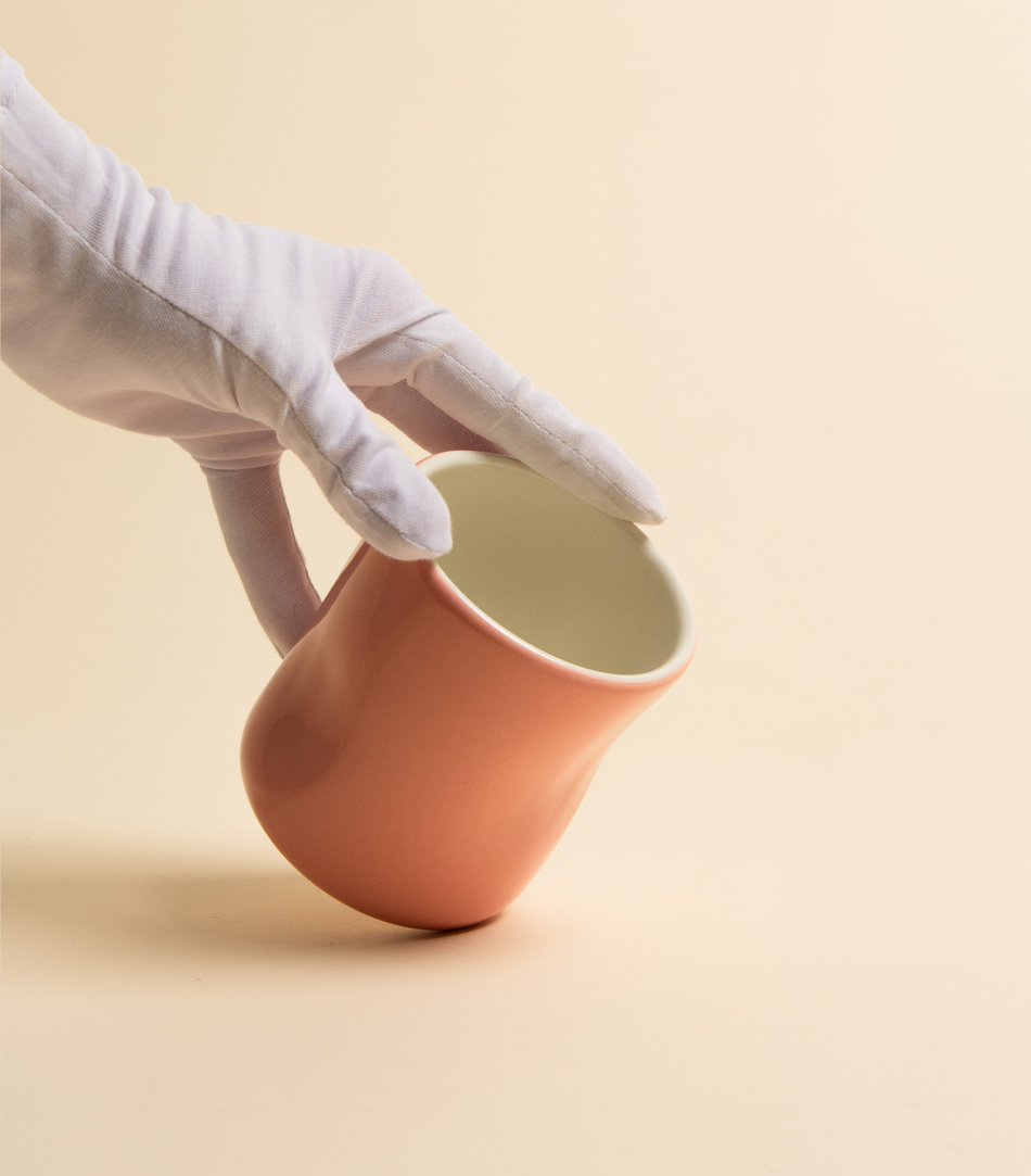 Стакан – Мятый, розовый | SALOEV