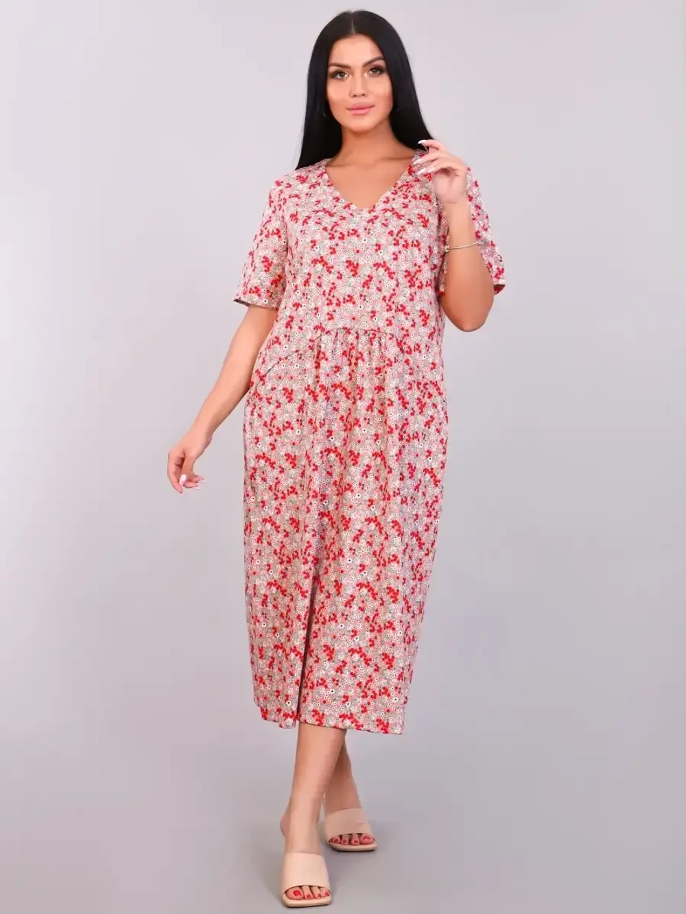 Платье бохо большие размеры