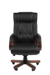 Офисное кресло Chairman 653 Россия черная нат.кожа/экокожа (мультиблок)