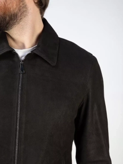 Кожаная куртка демисезонная замша