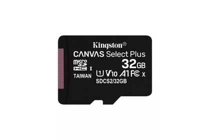 Карта памяти Kingston microSDHC Canvas Select Plus Class 10 UHS-I U1 (100/10MB/s) 32GB