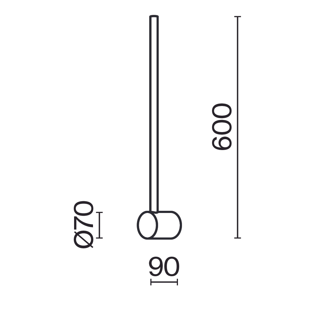 Настенный светодиодный светильник Maytoni Light stick MOD237WL-L6B3K