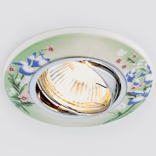 Светильник D2950 GR салатовый камень MR16