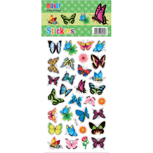 Наклейки в наборе PVC "Butterfly world" е/пDEVENTE 8002132