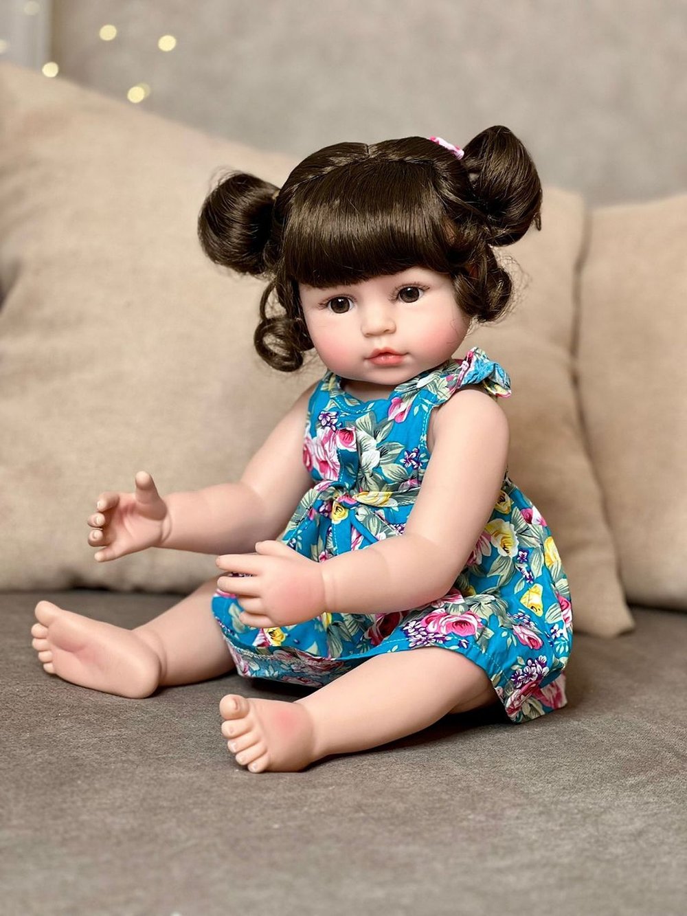 Кукла Реборн виниловая 55см в пакете (FA-323)