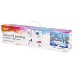 Картина стразами (алмазная мозаика) 30х40 см, ОСТРОВ СОКРОВИЩ "Зимний пейзаж", без подрамника, 662408