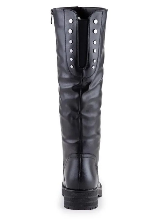 Сапоги женские, цвет чёрный, размер 41