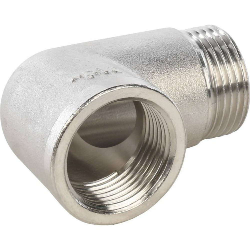 Угольник STOUT никелированный 3/4" ВР/НР