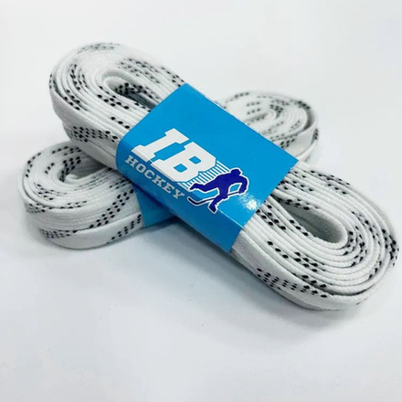Шнурки для коньков IB Hockey с пропиткой, 244см.