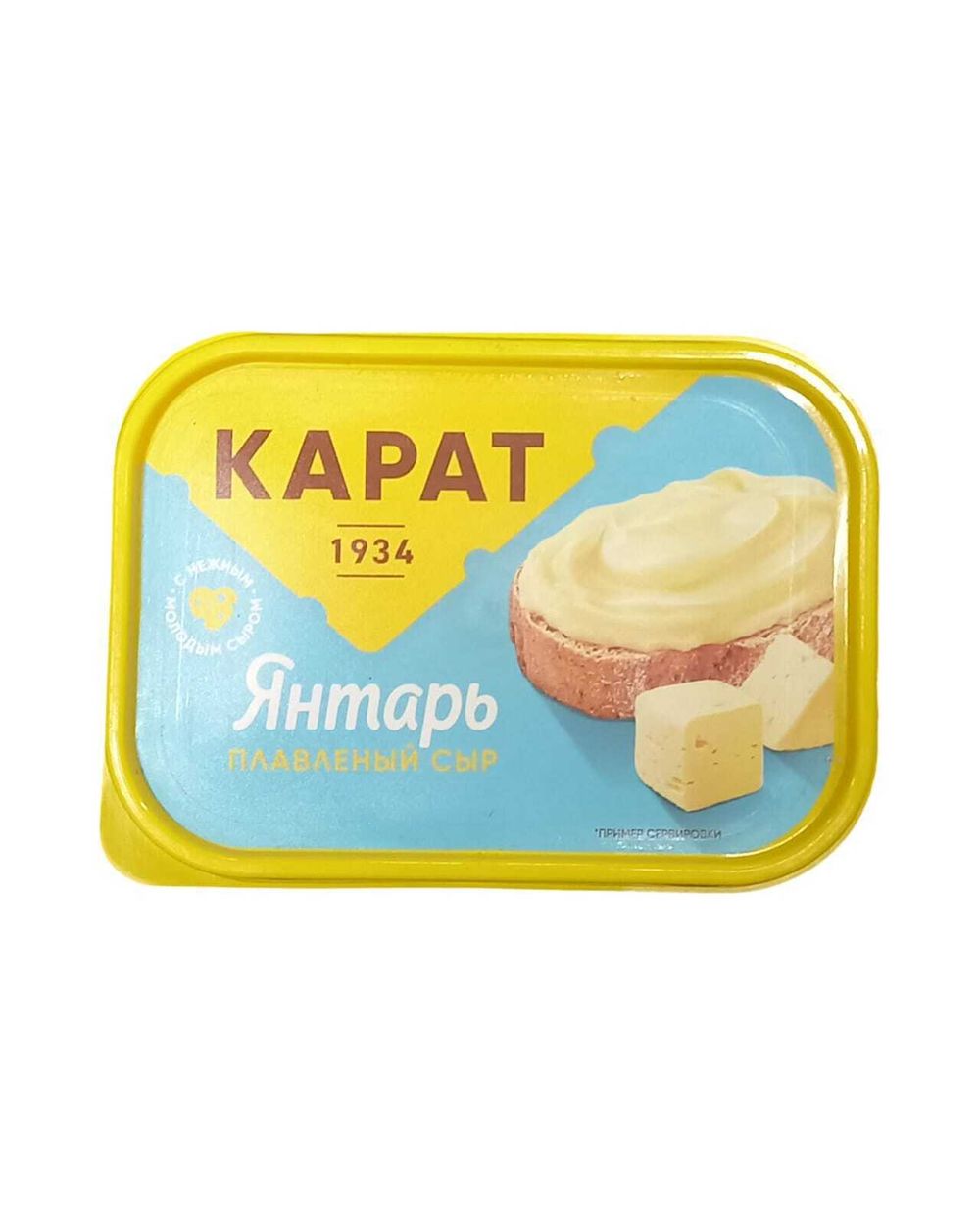 Сыр плавленный "Карат" янтарь 400г