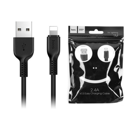Кабель USB - Lightning HOCO X13 (черный) 1м