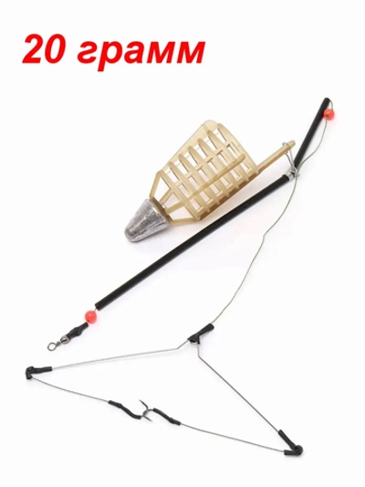 Монтаж ПРОФИ КАРП (черный) 35 грамм