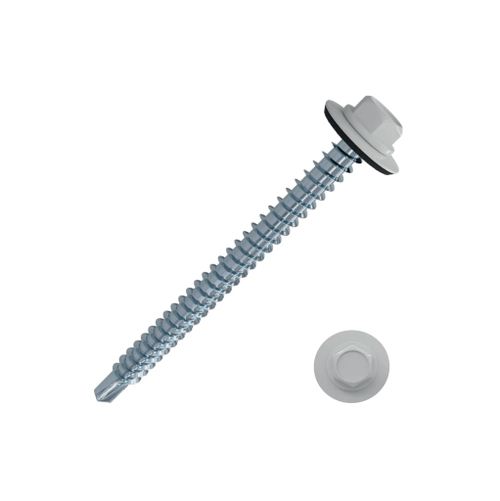 Саморез кровельный RAL9003 4,8х51 белый 100шт/упак