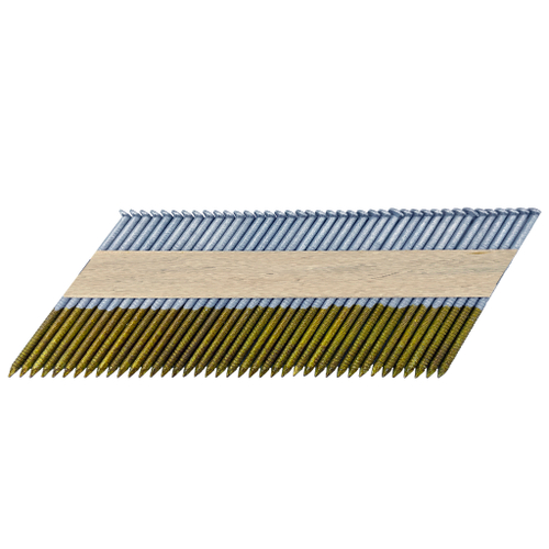 Реечные гвозди по дереву тип D34 (3х100 RIMg с кольц. накат. гальван-е 2000 шт/уп)
