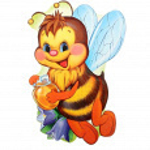 Плакат Пчелка 350х500, блестки