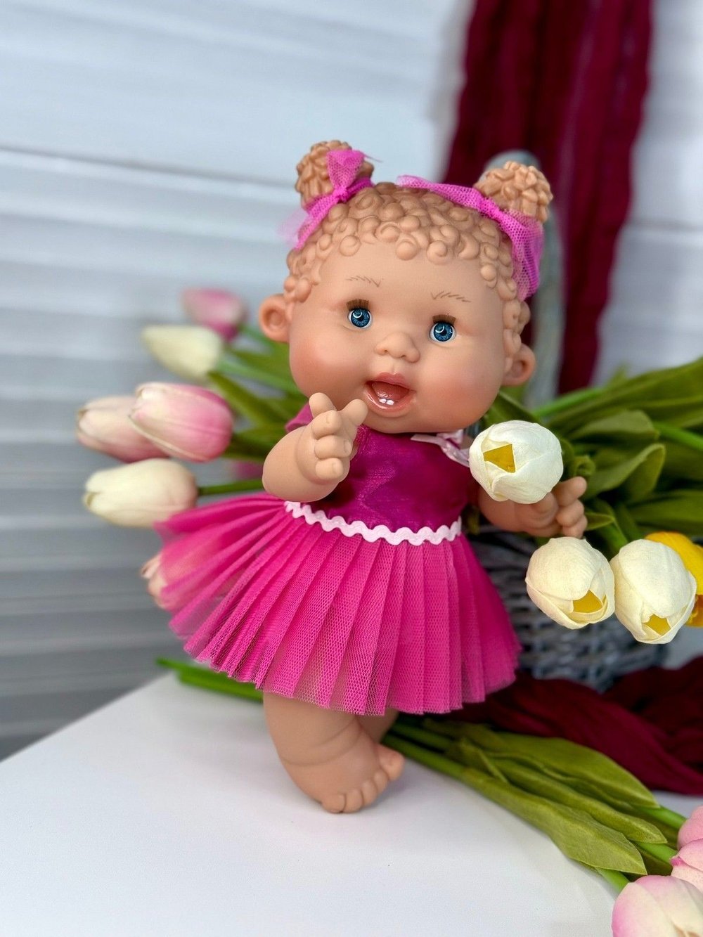 Пупс Nines 26см PEPOTE с закрывающими глазками (N814G)