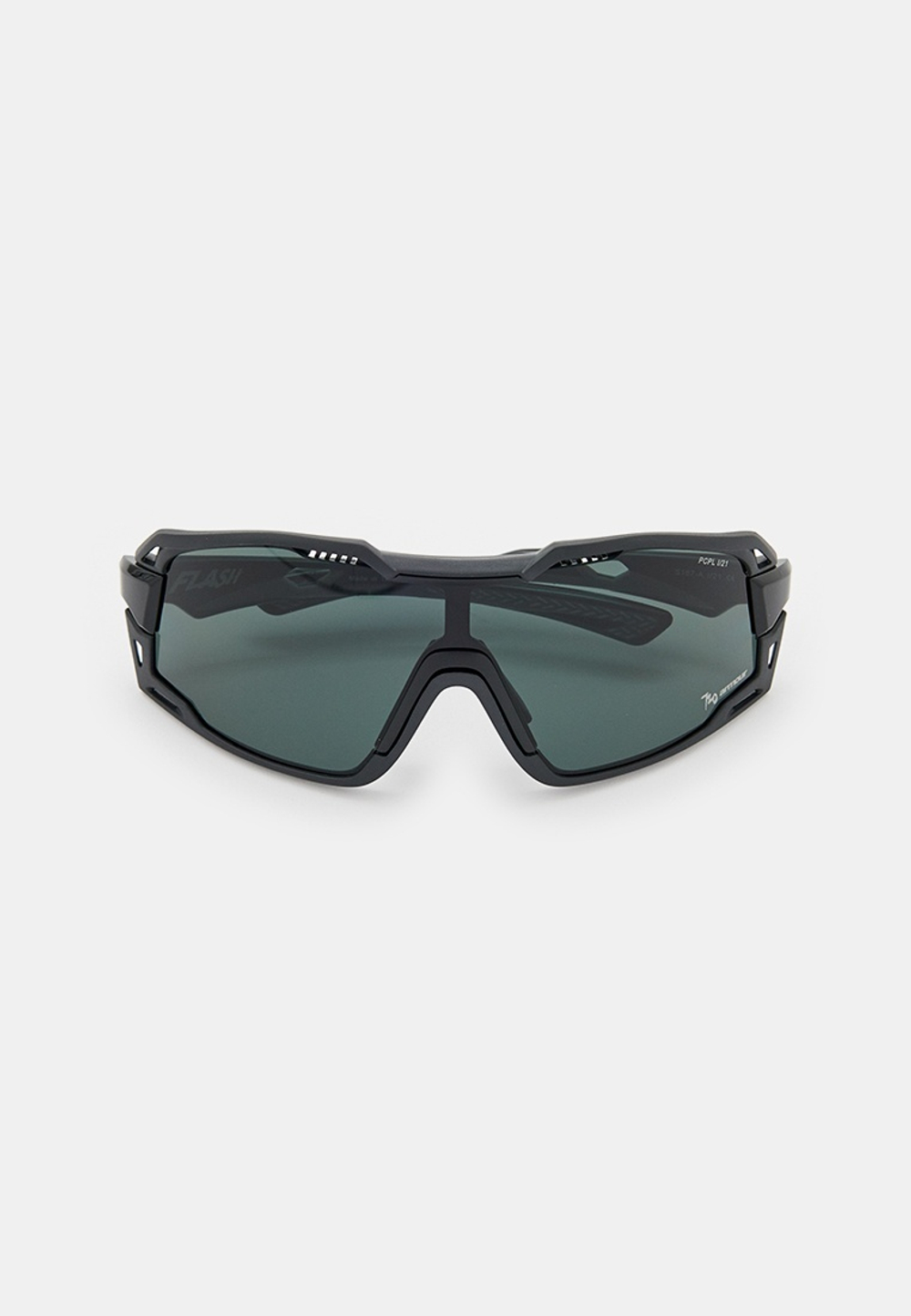 Спортивные очки 720armour Flash / Matte Black / Glossy Black Temple / Polarized Smoke / Cylinder Lens
