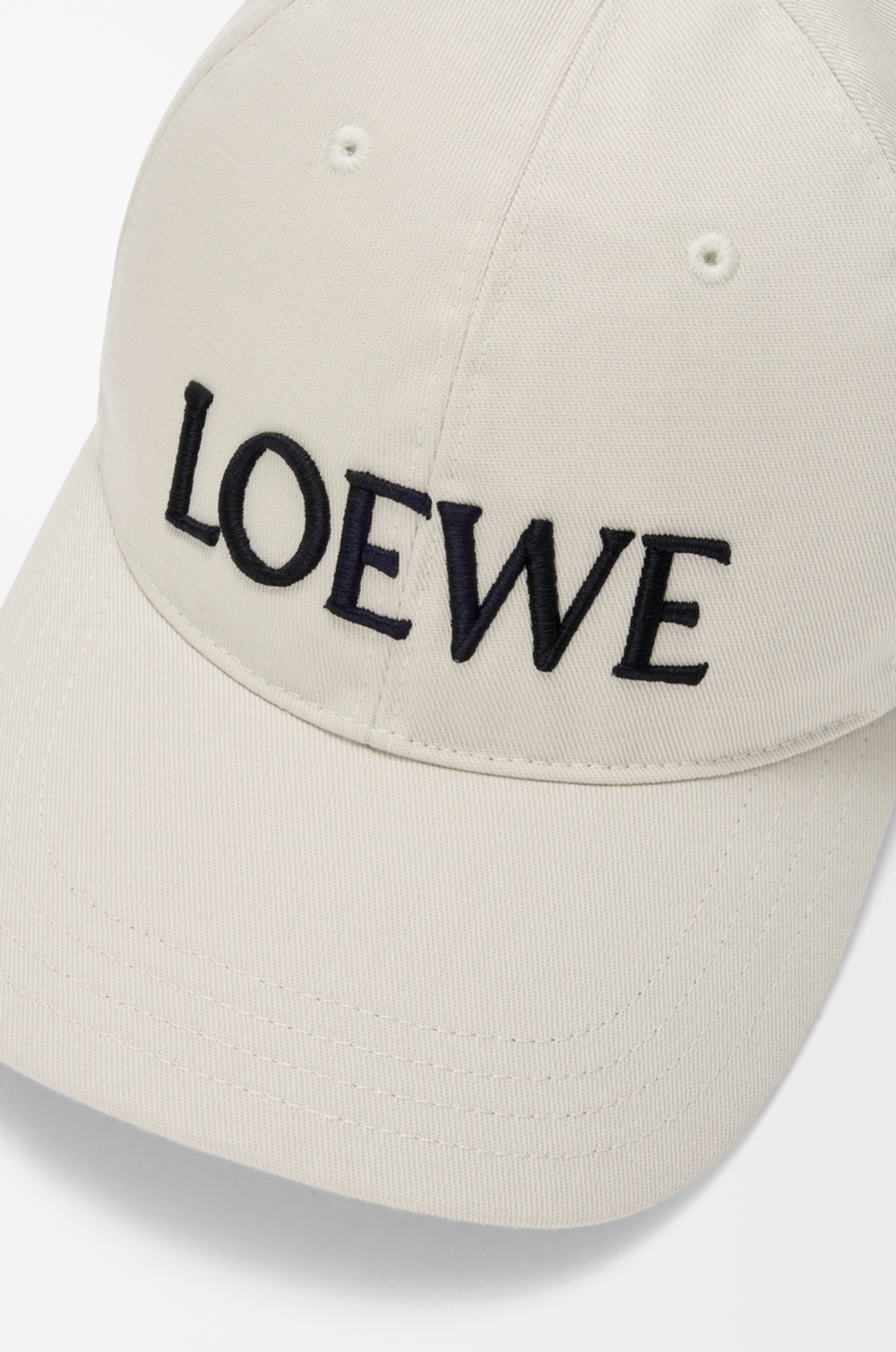Loewe Кепка Futurist Cats из хлопка, экрю/черный