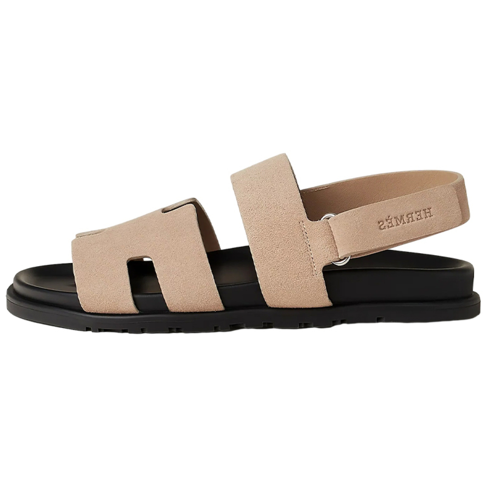 Hermes Genius Casual Wear Beach Sandals Men's Brown, H231696Z H1J