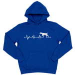 Толстовка "Курцхаар -  сердечный ритм"