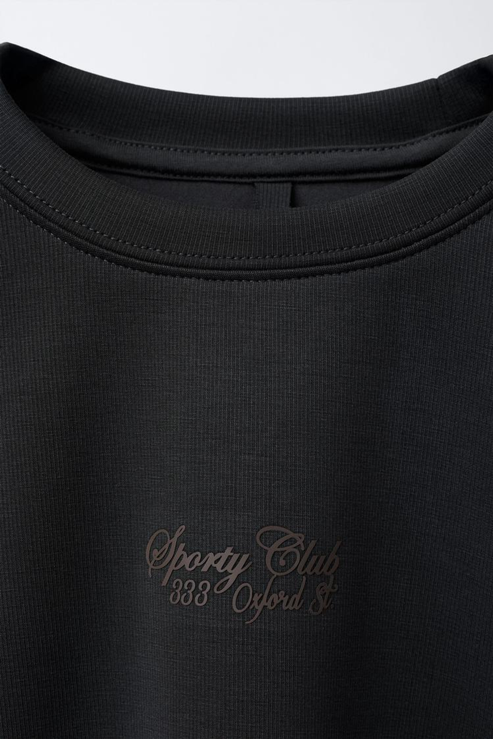 ZARA ТОЛСТОВКА С РЕЛЬЕФНОЙ НАДПИСЬЮ, СЕРЫЙ