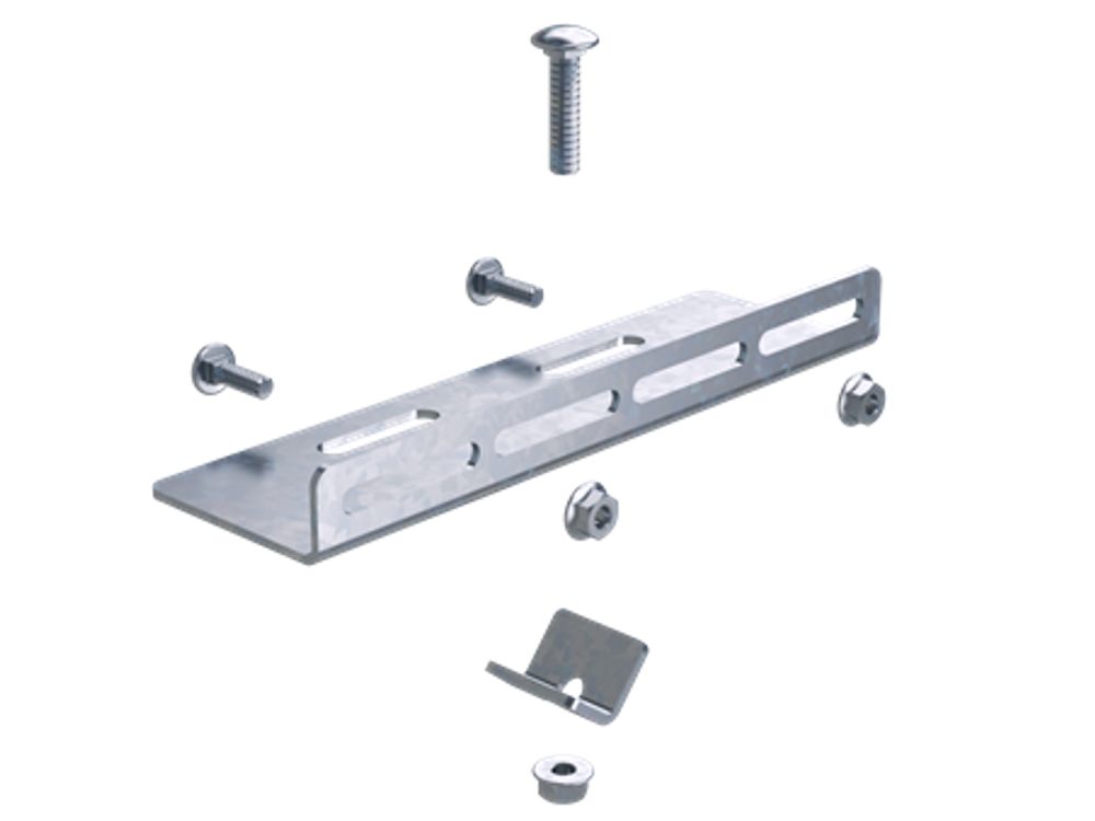 Крепление к строительной балке, цинк-лам.