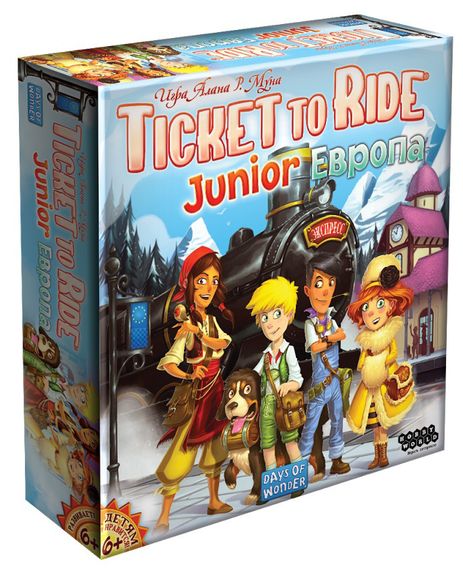 Игра &quot;Ticket to Ride Junior: Европа&quot;
