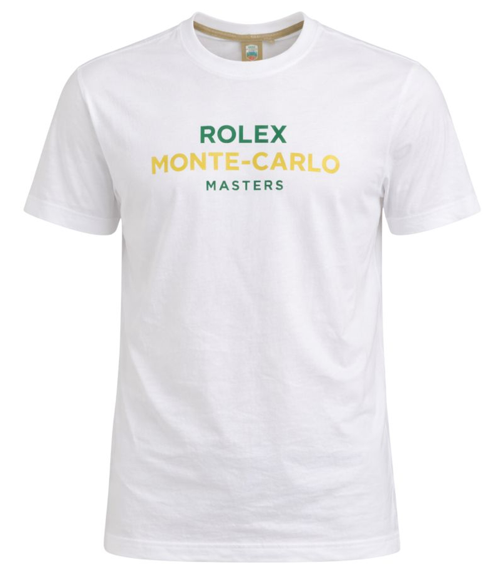 Футболка теннисная Monte-Carlo Rolex Masters Print - white