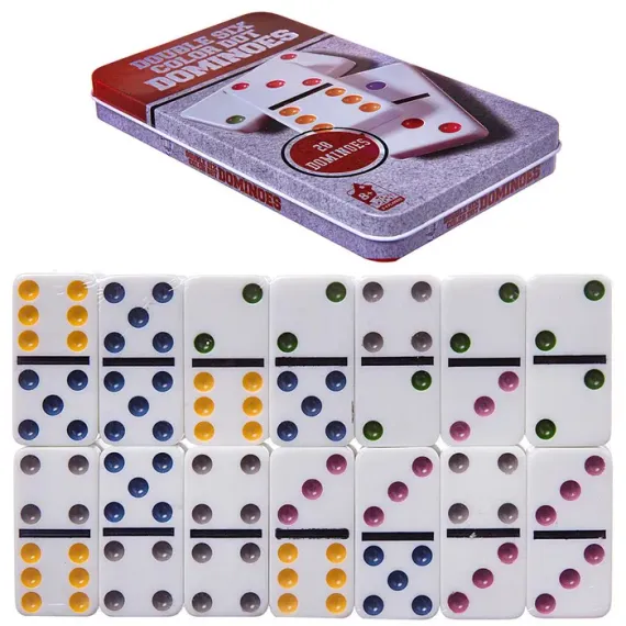 Domino duble six color