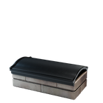 Парапет полимеркомпозитный Monblan 200/225/225 (1 кирпич) черный