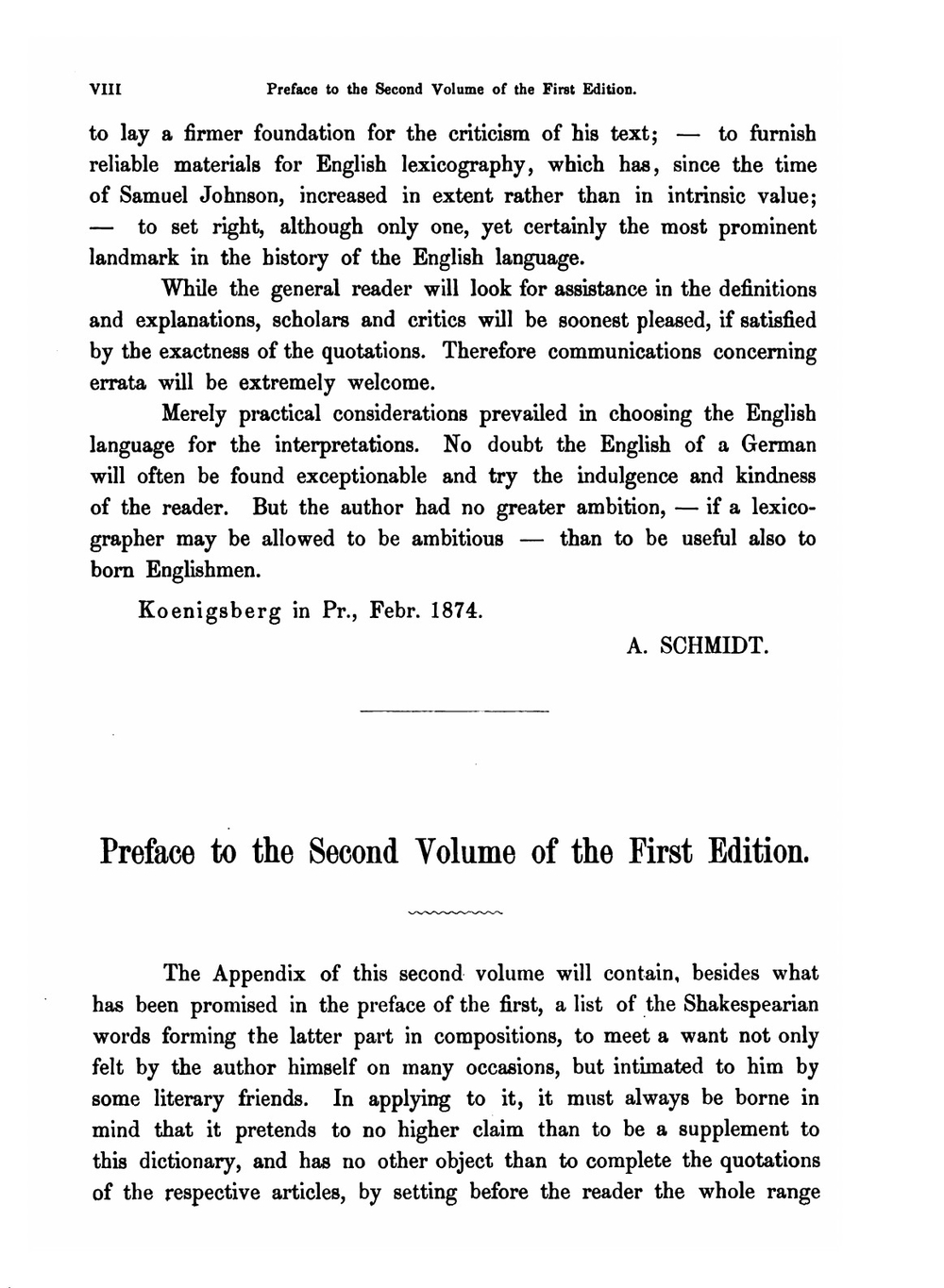 Shakespeare-lexicon, a complete dictionary of all the English words, phrases and constructions in the works of the poet. Volume 1 | Alexander Schmidt