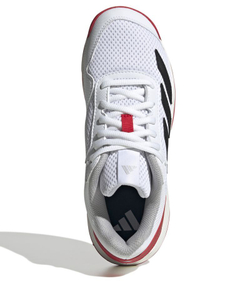 Детские теннисные кроссовки Adidas Courtflash K - White