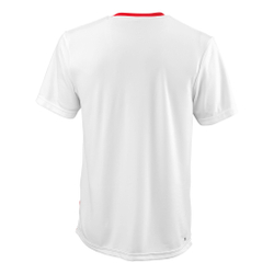 Мужское теннисное поло Wilson T-Shirt Men - Red, White