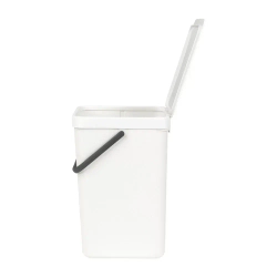 Brabantia Контейнер для мусора Sort & Go 16л белый