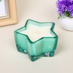 Свеча в стакане «Звездная ночь» 10,5*5,5 см, Изумруд