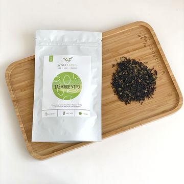 Чёрный чай листовой Таёжное утро, 40г