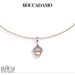 Колье Boccadamo Caleida KGR001RS RG с кристаллами Swarovski, покрытием золотом