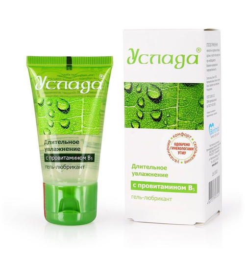 Увлажняющий гель-смазка «Услада с провитамином В5» - 30 гр.