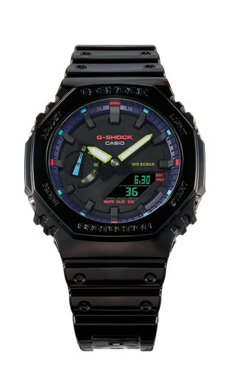 часы японского бренда Casio G-CLASSIC модель GA-2100RGB-1A