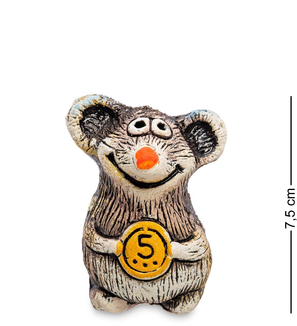 КоКо Шамель KK-614 Фигурка «Мышонок с пятаком» шамот