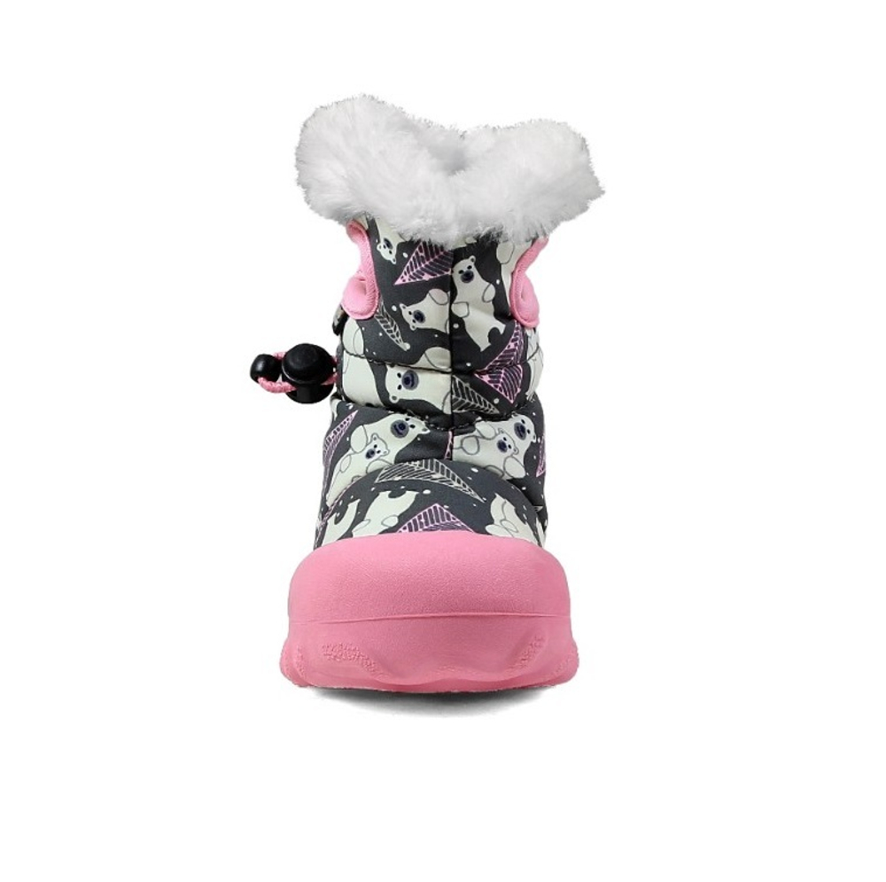 Сапоги утепленные детские Bogs B-Moc Bears Dark Grey