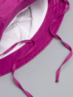 Панама детская летняя на завязках пляжная