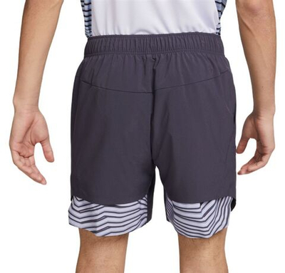 Мужские теннисные шорты Nike Dri-Fit Slam Tennis Shorts - gridiron/white